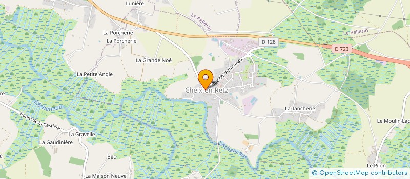 localisation de l'entreprise MADAME ANAIS THOMAS  CHEIX-EN-RETZ