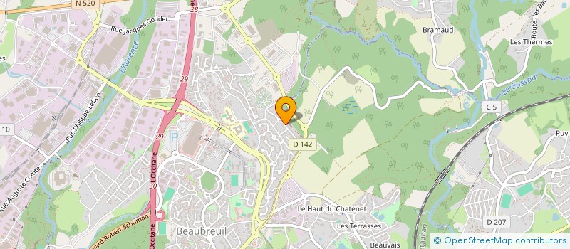 localisation de l'entreprise MADAME ANAIS TINET à LIMOGES