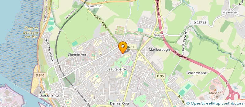 localisation de l'entreprise MADAME ANAIS TINTILLIER à BOULOGNE-SUR-MER