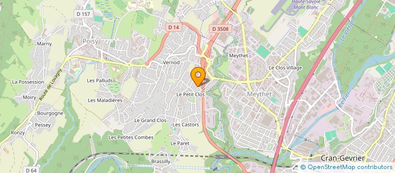 localisation de l'entreprise MADAME ANAIS TIONOHOUE  POISY