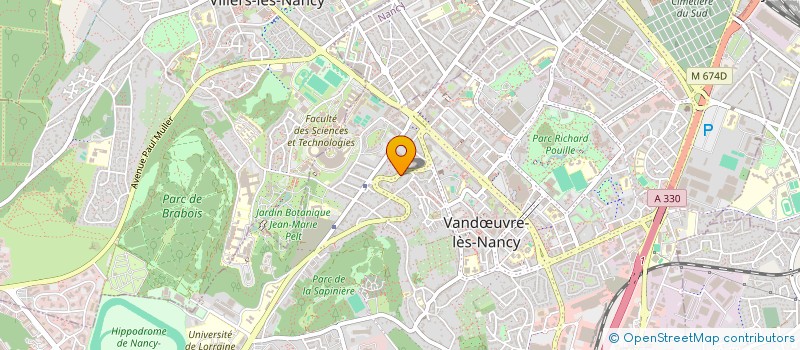 localisation de l'entreprise MADAME ANAIS TISSIER  VANDUVRE-LES-NANCY