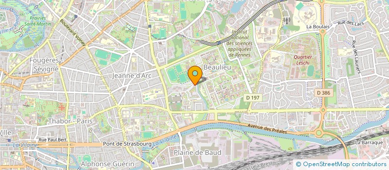 localisation de l'entreprise MADAME ANAIS TISSOT  RENNES