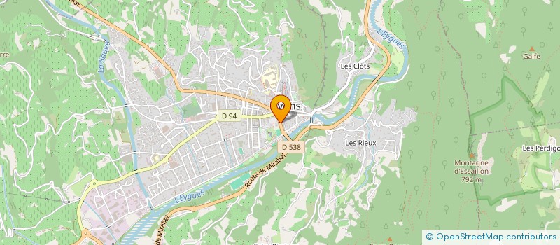 localisation de l'entreprise MADAME ANAIS TORTEL  NYONS