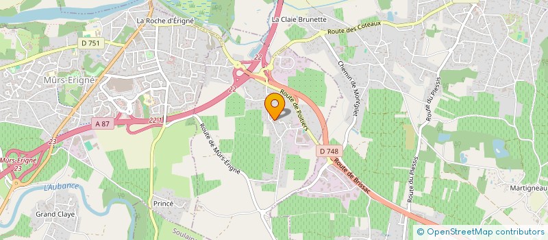 localisation de l'entreprise MADAME ANAIS TRAMELEUC  SAINT-MELAINE-SUR-AUBANCE