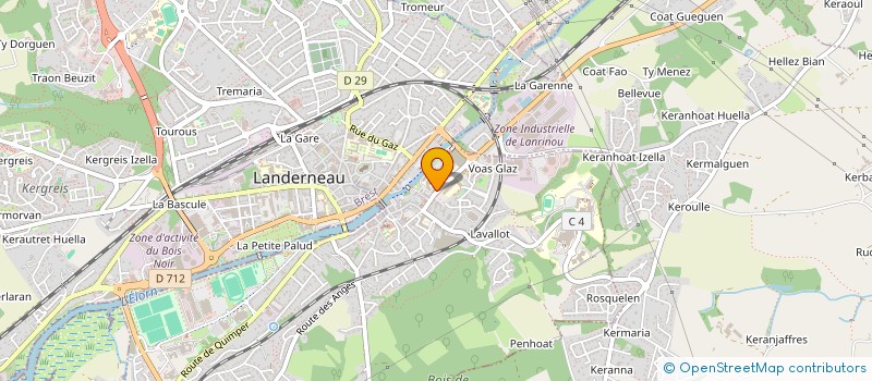 localisation de l'entreprise MADAME ANAIS TREGOUET  LANDERNEAU