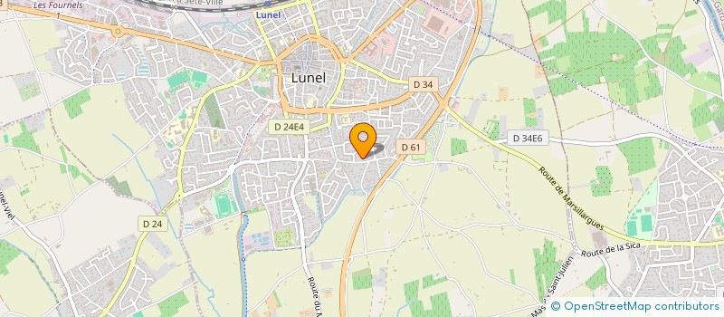 localisation de l'entreprise MADAME ANAIS TRIOL  LUNEL