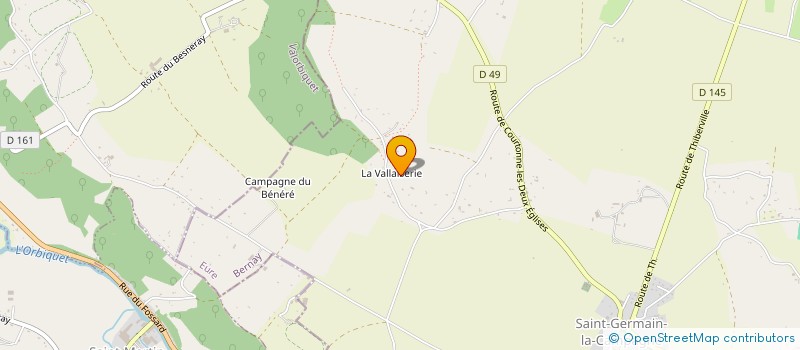localisation de l'entreprise MADAME ANAIS TRIVIER à SAINT-GERMAIN-LA-CAMPAGNE