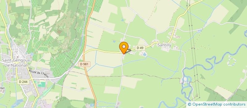 localisation de l'entreprise MADAME ANAIS TUYPENS- -GOUNOT  SANTILLY