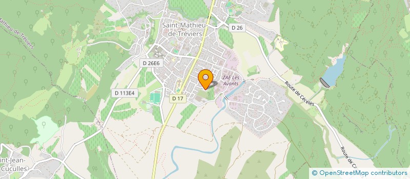 localisation de l'entreprise MADAME ANAIS VACQUIE  SAINT-MATHIEU-DE-TREVIERS