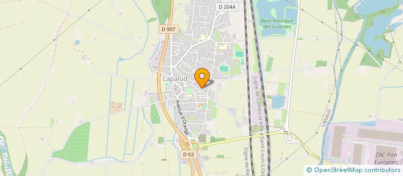 localisation de l'entreprise MADAME ANAIS VADAINE  LAPALUD