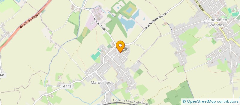 localisation de l'entreprise MADAME ANAIS VANDE WOESTYNE  MARQUILLIES