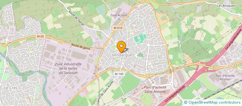 localisation de l'entreprise MADAME ANAIS VARE à VENDARGUES