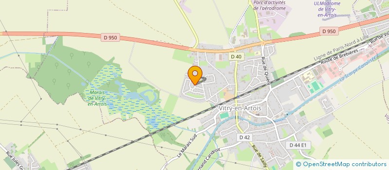 localisation de l'entreprise MADAME ANAIS VASSE  VITRY-EN-ARTOIS