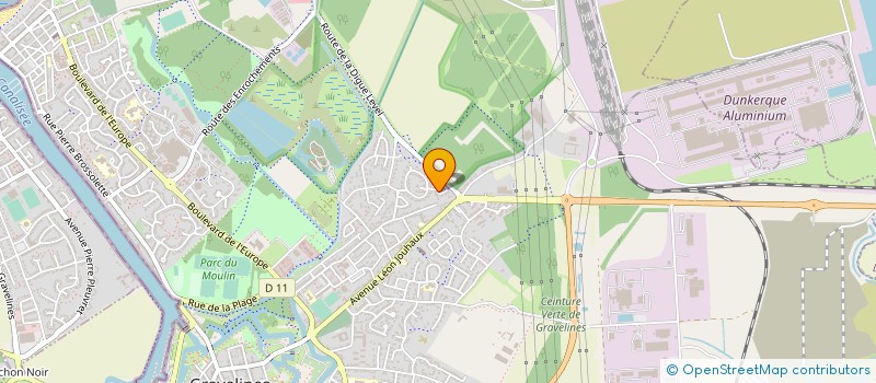 localisation de l'entreprise MADAME ANAIS VASSEUR à GRAVELINES