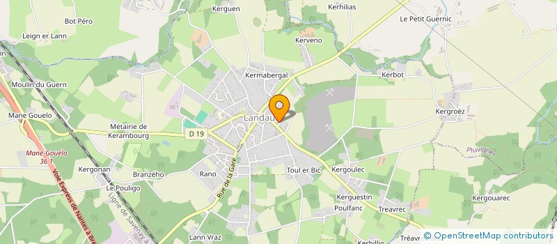 localisation de l'entreprise MADAME ANAIS VAUDOIT  LANDAUL