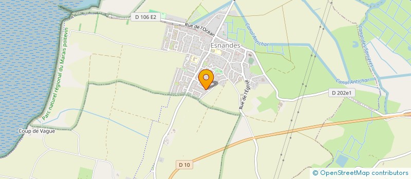 localisation de l'entreprise MADAME ANAIS VAUGARNY  ESNANDES