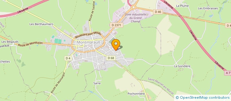 localisation de l'entreprise MADAME ANAIS VENASSON à MONTMARAULT