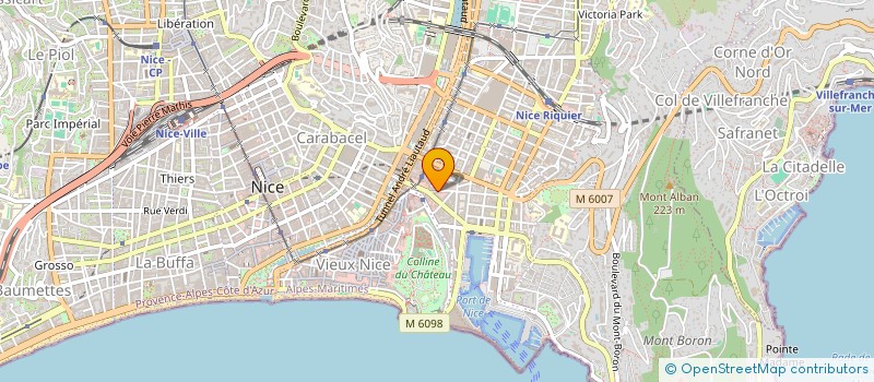 localisation de l'entreprise MADAME ANAIS VERGANO à NICE