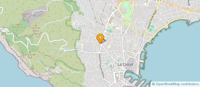 localisation de l'entreprise MADAME ANAIS VIAS  LA CIOTAT