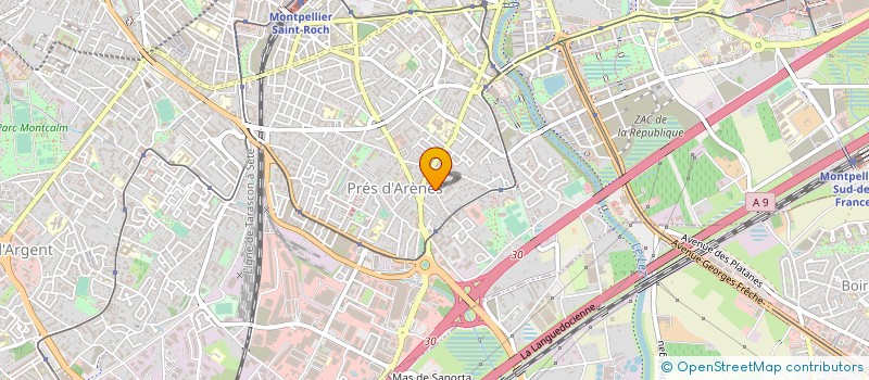 localisation de l'entreprise MADAME ANAIS VICTOR à MONTPELLIER