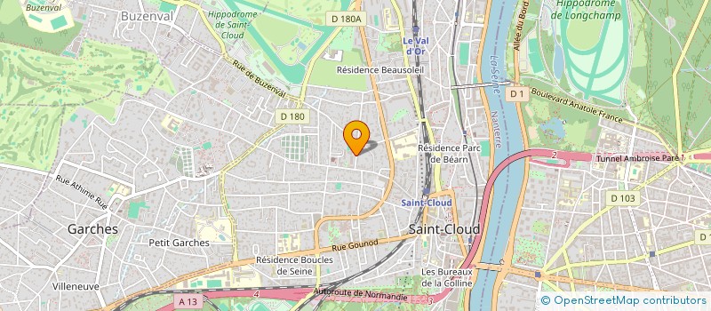 localisation de l'entreprise MADAME ANAIS VIDAL  SAINT-CLOUD