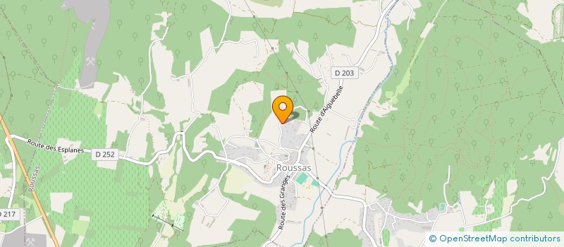 localisation de l'entreprise MADAME ANAIS VIGNAL  ROUSSAS