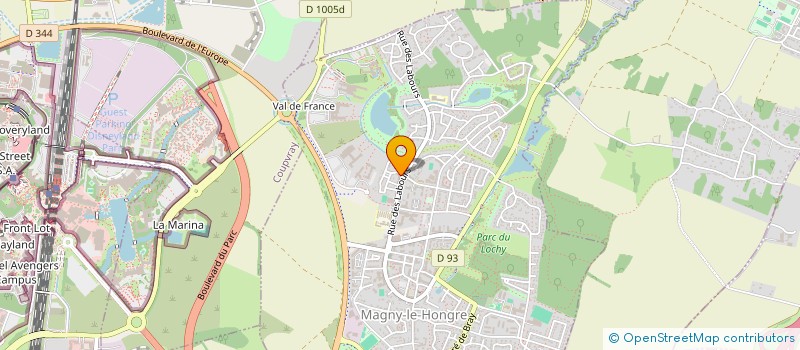 localisation de l'entreprise MADAME ANAIS VILLARROYA  MAGNY-LE-HONGRE