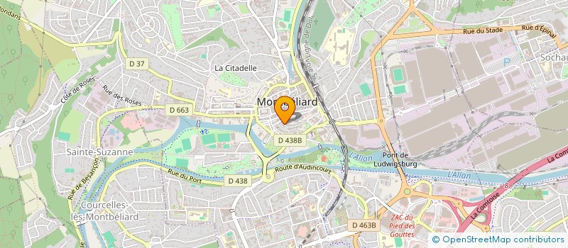 localisation de l'entreprise MADAME ANAIS VILLEGAS à MONTBELIARD