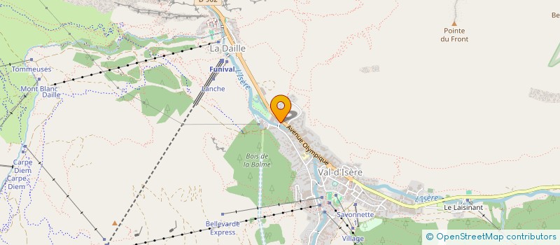 localisation de l'entreprise MADAME ANAIS VILLENEUVE  VAL-D'ISERE