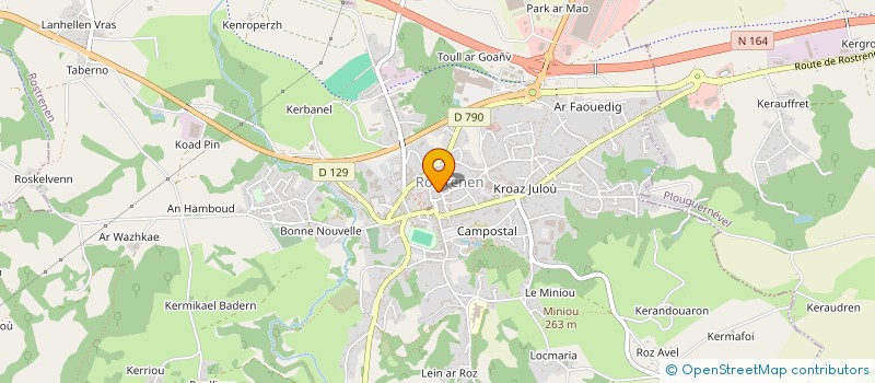 localisation de l'entreprise MADAME ANAIS VINCENT  PLOUGUERNEVEL