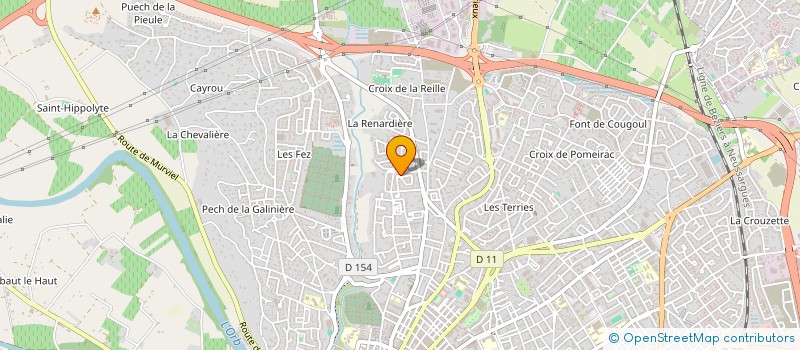localisation de l'entreprise MADAME ANAIS WABLE DE SINETY  BEZIERS