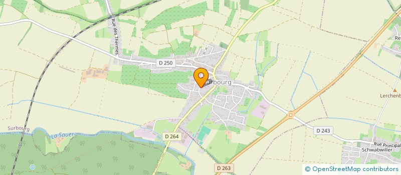 localisation de l'entreprise MADAME ANAIS WAGNER  SURBOURG