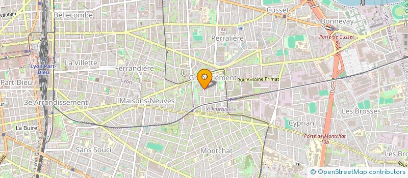 localisation de l'entreprise MADAME ANAIS WATRELOT  VILLEURBANNE