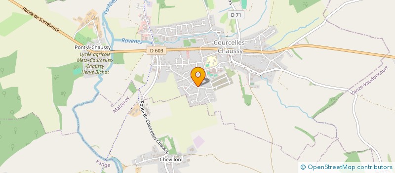 localisation de l'entreprise MADAME ANAIS WINTERSTEIN  COURCELLES-CHAUSSY