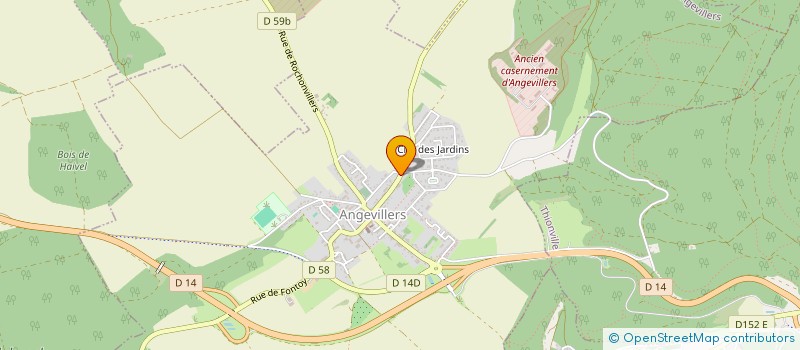 localisation de l'entreprise MADAME ANAIS WISSON à ANGEVILLERS