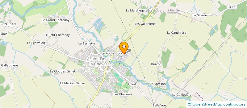 localisation de l'entreprise MADAME ANAIS YOUX  SAINT-DENIS-LA-CHEVASSE