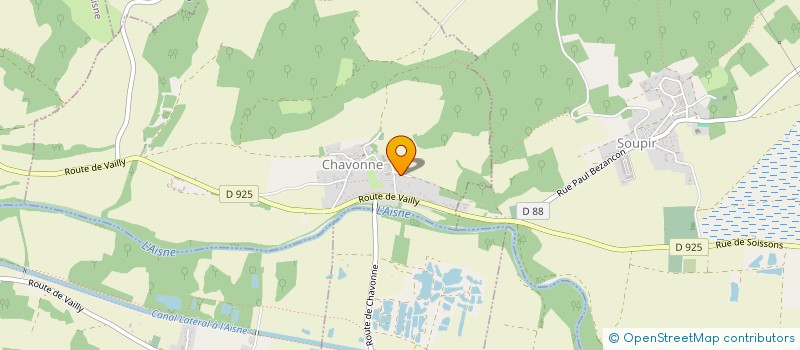 localisation de l'entreprise MADAME ANAIS ZAJECKI  CHAVONNE