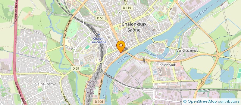 localisation de l'entreprise MADAME ANAIS ZELENKAUSKIS  CHALON-SUR-SAONE