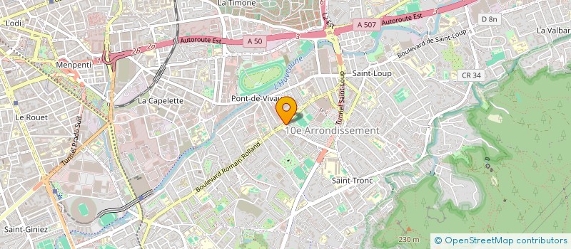 localisation de l'entreprise MADAME ANAIS ZIGLIANI  MARSEILLE