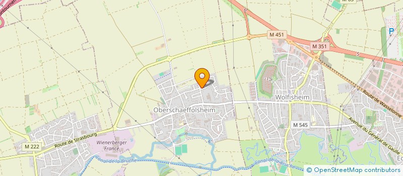 localisation de l'entreprise MADAME ANAISE LANG  OBERSCHAEFFOLSHEIM