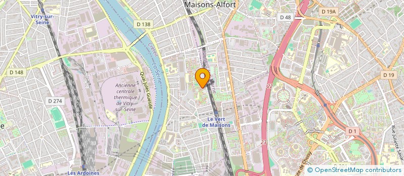 localisation de l'entreprise MADAME ANAIT KHATCHATRIAN  ALFORTVILLE