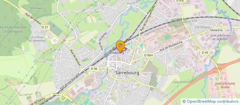 localisation de l'entreprise MADAME ANAIZ NUTZ  SARREBOURG