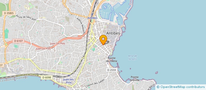 localisation de l'entreprise MADAME ANALIA CERVETTO à ANTIBES