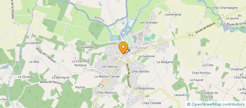 localisation de l'entreprise MADAME ANALIA DUPUY  SAINT AULAYE-PUYMANGOU