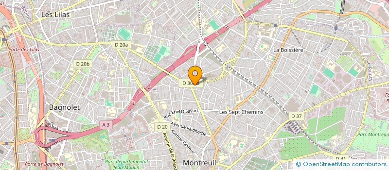 localisation de l'entreprise MADAME ANALIA RIOS  MONTREUIL