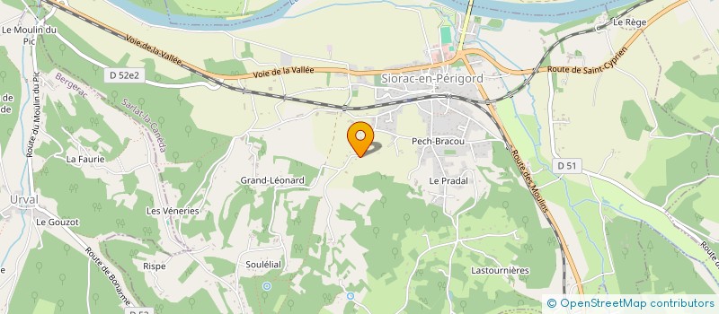 localisation de l'entreprise MADAME ANALIA VAZQUEZ à SIORAC-EN-PERIGORD
