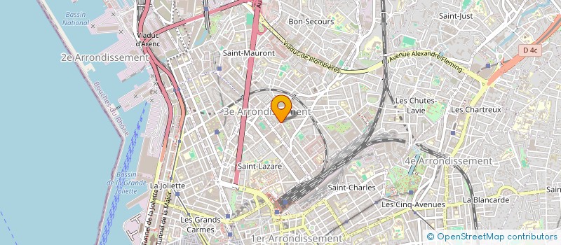 localisation de l'entreprise MADAME ANAMARIA CIUREA à MARSEILLE