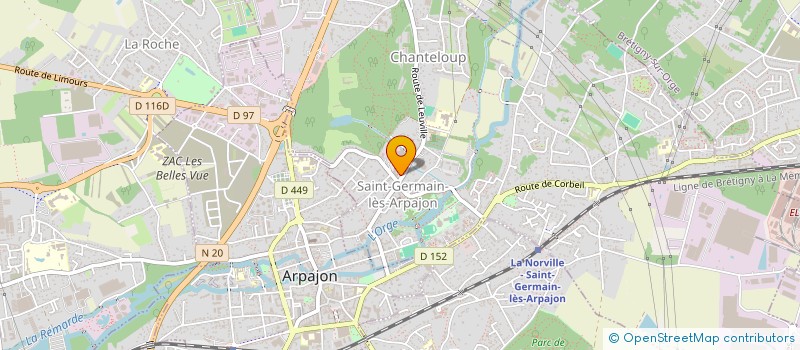 localisation de l'entreprise MADAME ANAMARIA-MADALINA DIC  SAINT-GERMAIN-LES-ARPAJON