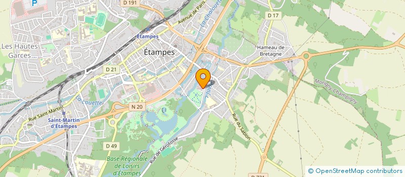 localisation de l'entreprise MADAME ANAMARIA MOSAC à ETAMPES