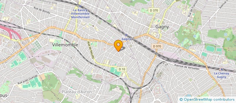 localisation de l'entreprise MADAME ANAMARIA RAD  VILLEMOMBLE